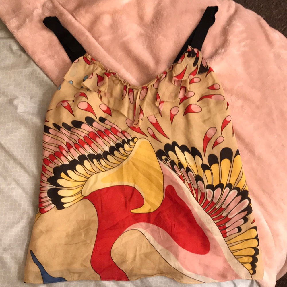 Tibi print camisole
